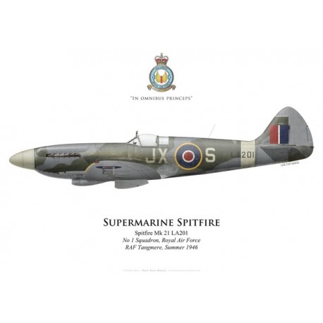 Spitfire Mk 21, No 1 Squadron, Royal Air Force, 1946