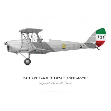 Tiger Moth, Armée de l'air impériale iranienne