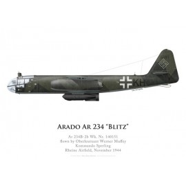 Ar 234B-2b, Oblt. W. Muffey, Kommando Sperling, November 1944
