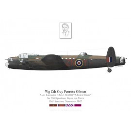 Lancaster Mk I W4118, Wg Cdr Guy Gibson VC, No 106 Squadron, Royal Air Force, 1942