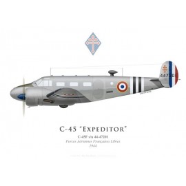 C-45F Expeditor, Free French Air Forces, 1944