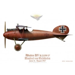 Albatros D.V, Manfred von Richthofen "le Baron Rouge", Jasta 11, 1917